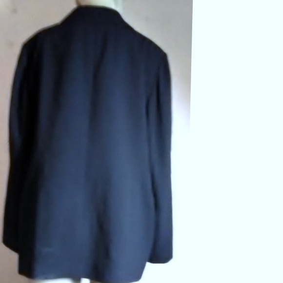 August Max Woman New Black Pinstripe Blazer - Picture 3 of 5